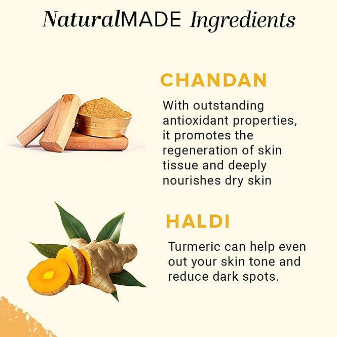 Khadi Earth Turmeric Sandalwood Soap 125 g