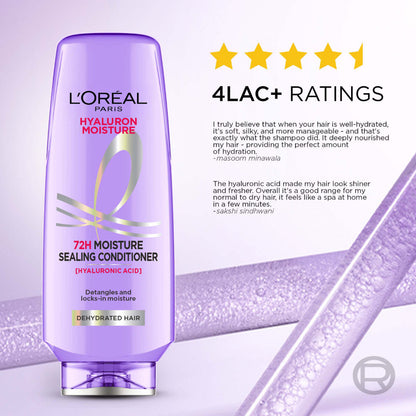 L'Oreal Paris Hyaluron 72 Hrs Moisture Sealing Conditioner 190 ml