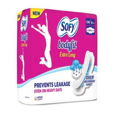 Sofy Bodyfit Extra Long Sanitary Pad pack of 6