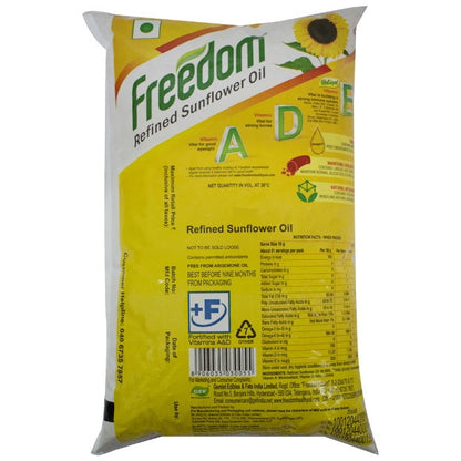 Freedom Sunflower Oil Bottle 1 ltr