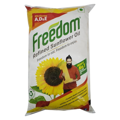 Freedom Sunflower Oil Bottle 1 ltr
