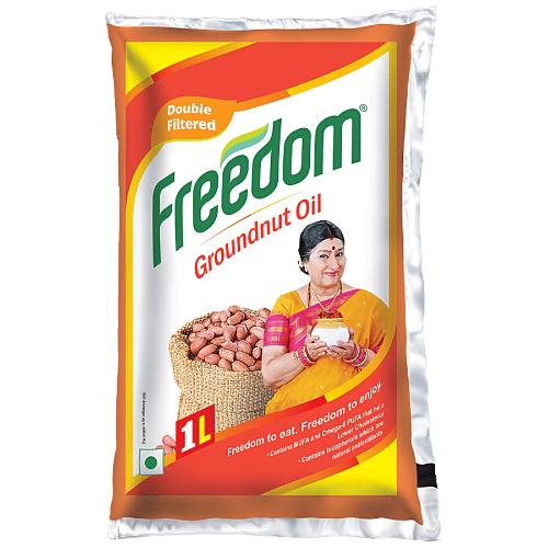 Freedom Groundnut Oil Pouch 1 ltr