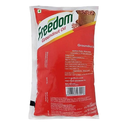 Freedom Groundnut Oil Pouch 1 ltr