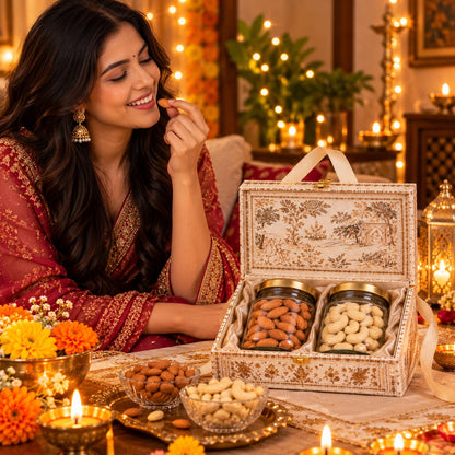 Star Healthy Gifting Dryfruit Wooden Assorted Pack 200 g