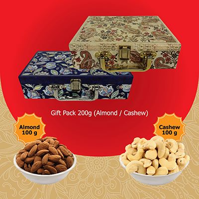 Star Healthy Gifting Dryfruit Wooden Pack 200 Gm