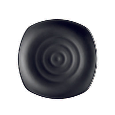 Smartle Square Matt Black Dinner Plate 1 pc