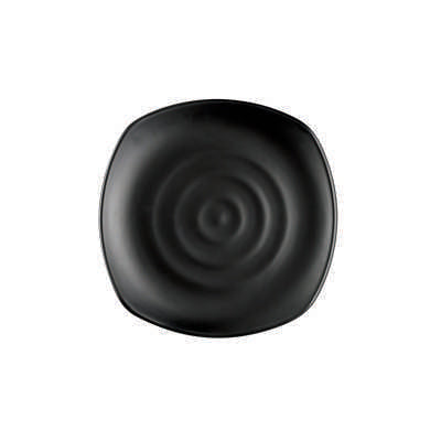 Smartle Square Matt Black Small Plate 1 pc