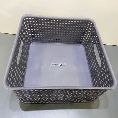 Smartle Cane Basket Med Grey pack of 1