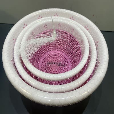 Smartle Fruit Loop Basket Pink set of 3