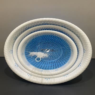 Smartle Fruit Loop Basket Blue set of 3
