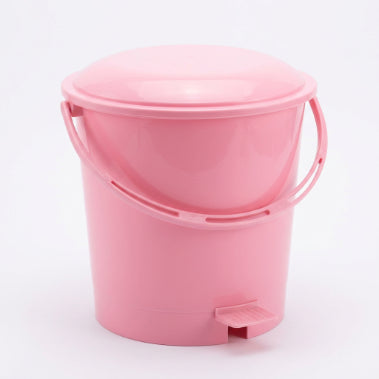 Smartle Plain Dustbin Pink 12 ltr