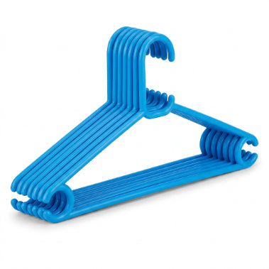 Smartle Plastic Hanger Blue set of 6
