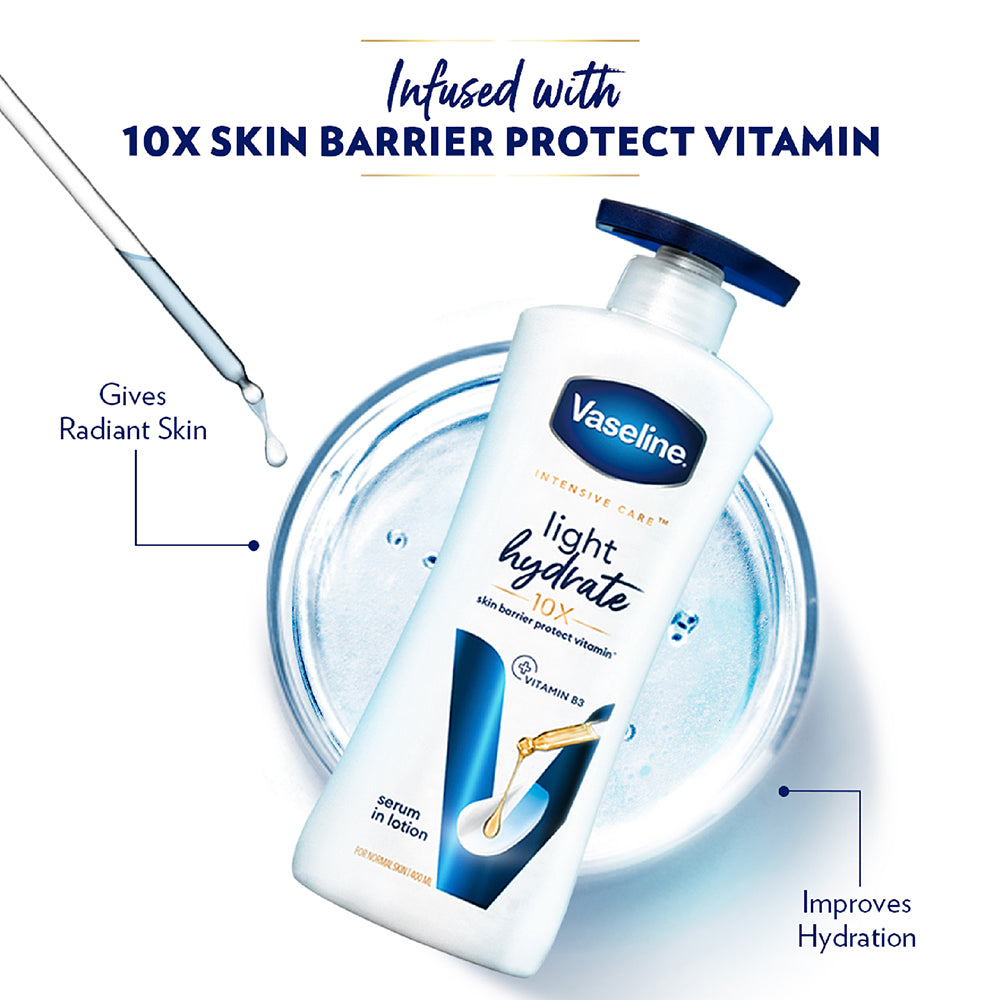 Vaseline Light Hydration Body Lotion 400 ml