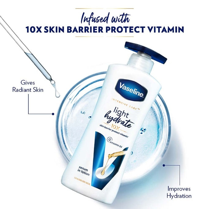 Vaseline Light Hydration Body Lotion 400 ml