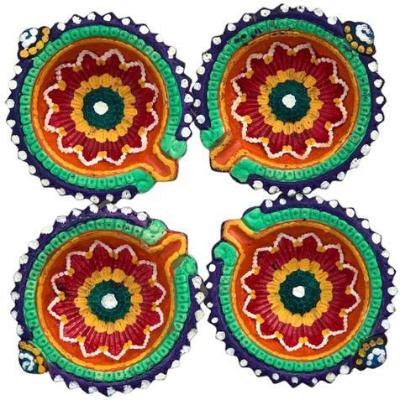 Smartle Traditional Diya pack of 4