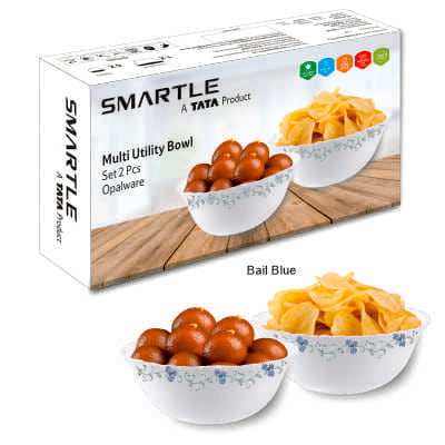 Smartle Multiutility Bowl Set Bail Blue set of 2 pcs