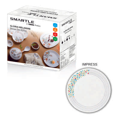 Smartle Gloria Dinner Set Impress Set Of 30 Pcs