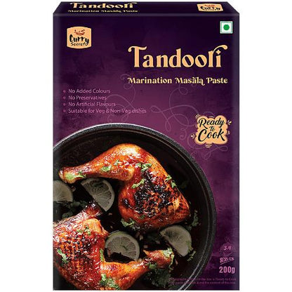 Curry Secret Tandoori Marination Masala Paste 200 gm