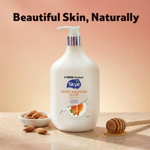 Skye Honey & Almond Glow Body Lotion, 400 ml