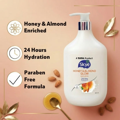 Skye Honey & Almond Glow Body Lotion, 400 ml
