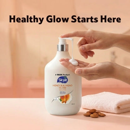 Skye Honey & Almond Glow Body Lotion, 400 ml