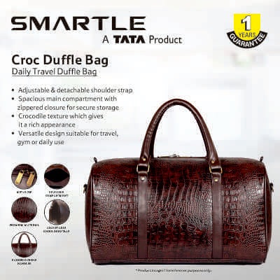 Smartle Croc Duffle Bag 1 pc