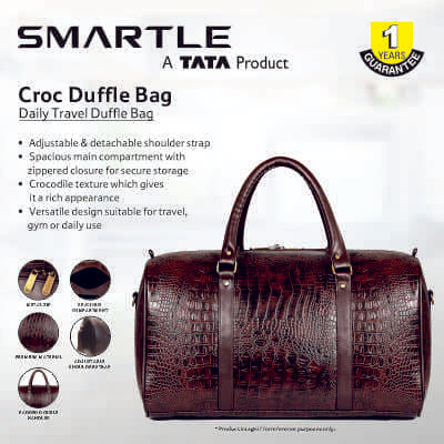 Smartle Croc Duffle Bag 1 Pc