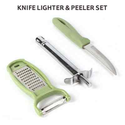 Smartle Knife Lighter S Peeler Set 1 pc