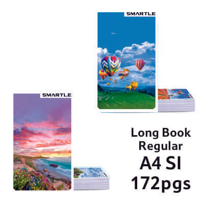 Smartle Soft Bound Long Book Regular Single Line 172 Pages 1 pc