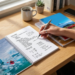Smartle Spiral Book A4 Single Line 160 Pages 1 pc
