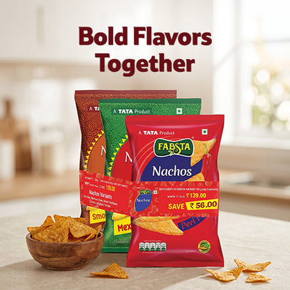 Fabsta Nachos Combi Pack, 390 g