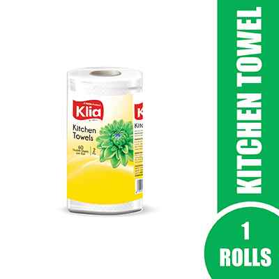 Klia Kitchen Towel 2Ply pack of 1 roll
