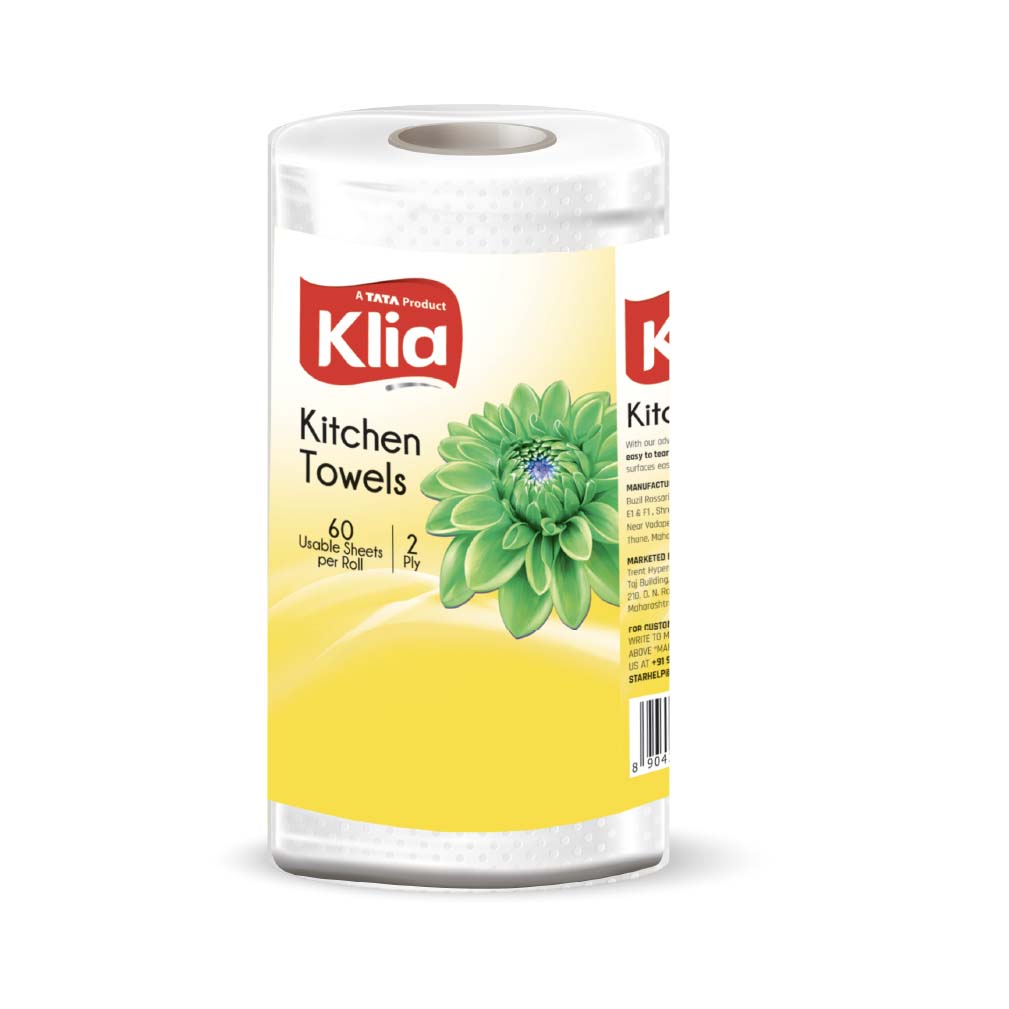 Klia Kitchen Towel 2Ply pack of 1 roll