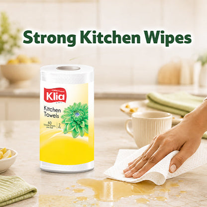 Klia Kitchen Towel 2Ply pack of 1 roll