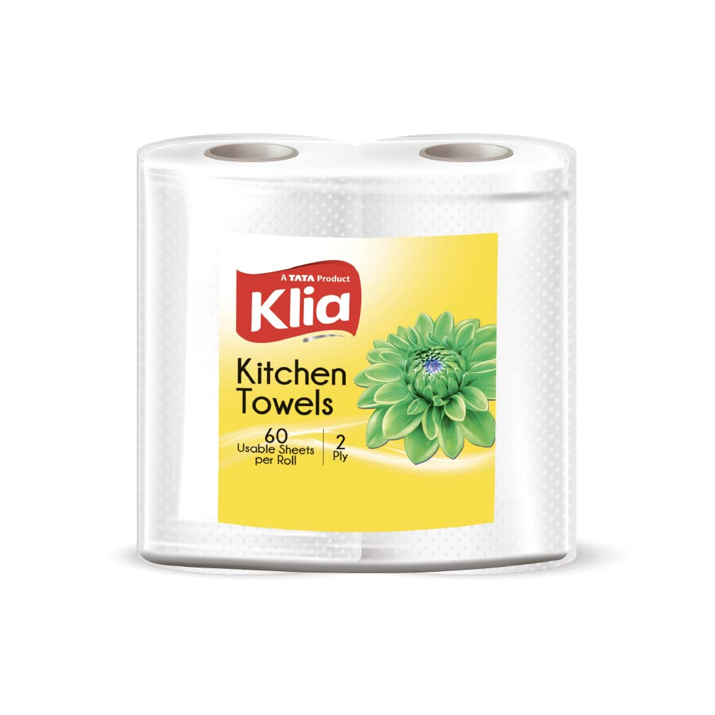 Klia Kitchen Towel 2Ply pack of 2 roll