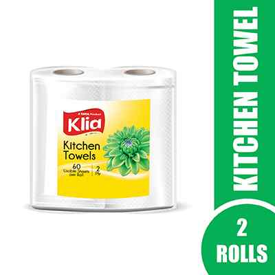 Klia Kitchen Towel 2Ply Pack Of 2 Roll