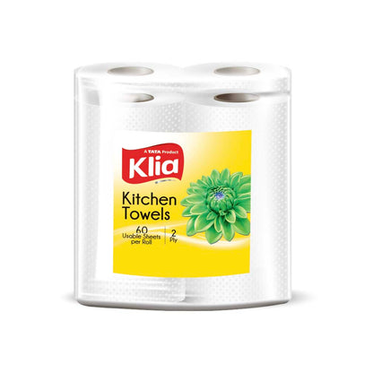 Klia Kitchen Towel 2Ply pack of 4 roll
