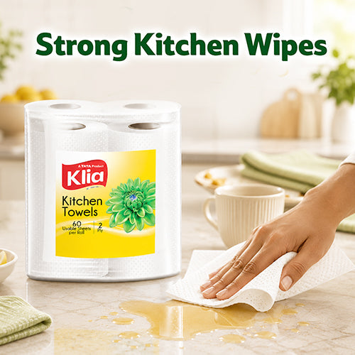 Klia Kitchen Towel 2Ply Pack Of 4 Roll