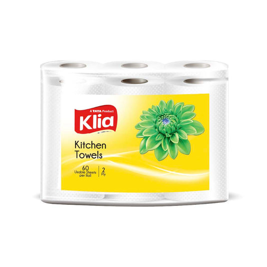 Klia Kitchen Towel 2Ply pack of 6 roll