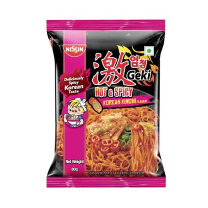 Geki Korean Kimchi Flavour Noodles 80 gm