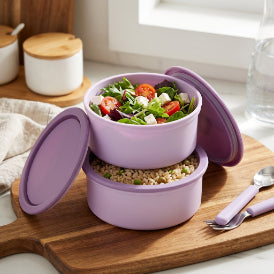 Smartle Plain Snaplock 500 Ml Lavender set of 2