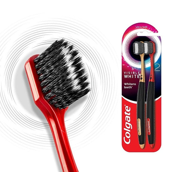 Colgate Visible White O2 Tootbrush pack of 2