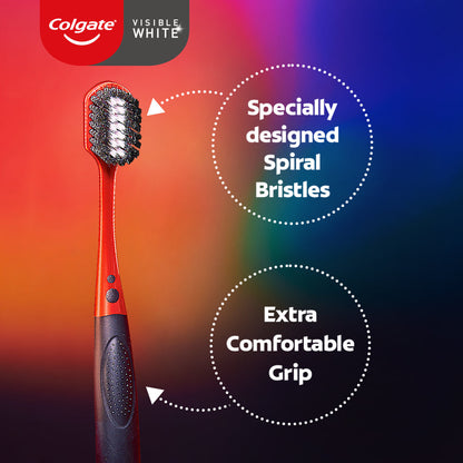 Colgate Visible White O2 Tootbrush pack of 2