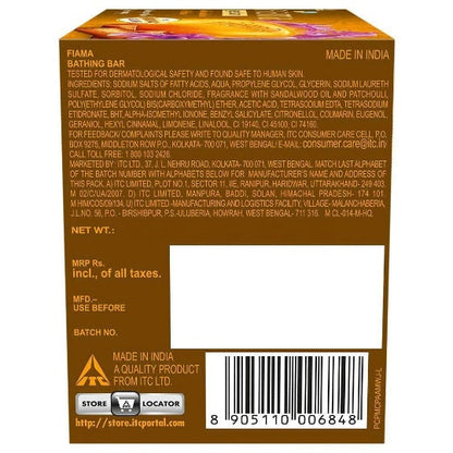 Fiama Gel Bathingbar Sandalwod Oil 3x125 g