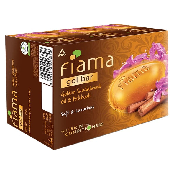 Fiama Gel Bathingbar Sandalwod Oil 3x125 g