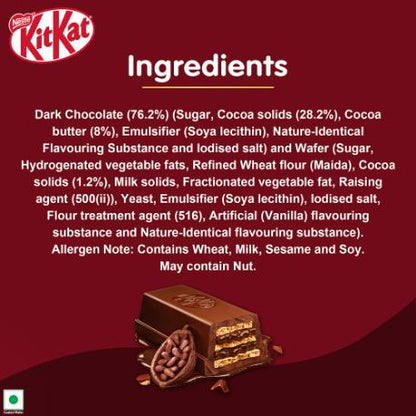 Nestle Kit Kat Dark Chocolate Coated Wafer 150 gm
