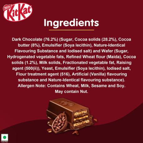 Nestle Kit Kat Dark Chocolate Coated Wafer 150 gm
