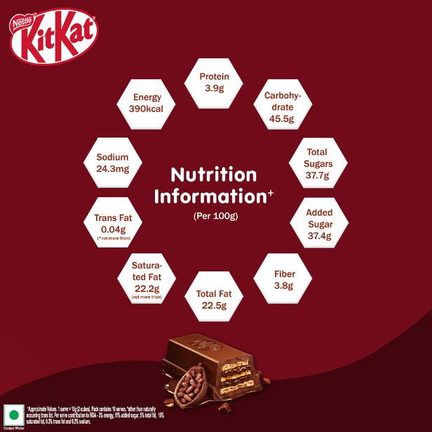 Nestle Kit Kat Dark Chocolate Coated Wafer 150 gm