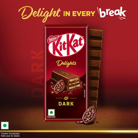 Nestle Kit Kat Dark Chocolate Coated Wafer 150 gm