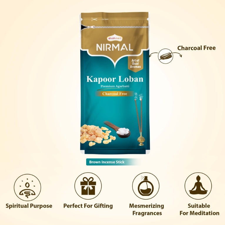 Nirmal Ziplock Kapoor Loban Agarbatti 125 g